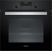 CF2M60060 Backofen 60cm schwarz Hydrolyse 7Heizarten Elektronikuhr