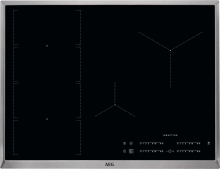 AEG IKE74471XB ProfessionalLine Kochfeld Induktion 2-fach MaxiSense Plus Edelstahlrahmen 70 cm