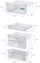 Siemens KI86V5SF0 Einbau Kühl-Gefrier-Kombi 178 cm Nische lowFrost LED-Beleuchtung superFreezing autoAirflow