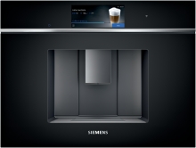 Siemens CT718L1B0 Einbau Kaffeevollautomat schwarz TFT-Full-Touchdisplay coffeeWorld aromaSelect Favoriten