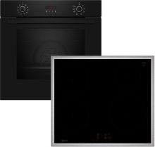 BX46PIB (B2CCG6AK0,T46SBE1L0) Backofenset Pyrolyse 7Heizarten LED-Display Induktionskochfeld