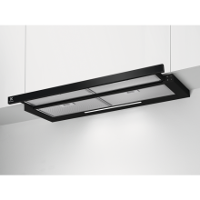 LFP619K Flachschirmhaube 90cm schwarz LED-Beleuchtung Drucktasten ExtractionTechPlus