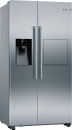 Bosch KAG93AIEP Side-by-Side Edelstahl mit Antifingerprint 91cm NoFrost LED Eis.-u.Wasserspender EEK:E