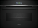 Siemens CM724G1B1 Einbau Backofen mit Mikrowelle 45 cm TFT-Full-Touchdisplay HomeConnect humidClean