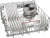 Bosch SMU2HTS08E Unterbau-Geschirrspüler 60cm Edelstahl HomeConnect SmartStart DosierAssistent EEK:C