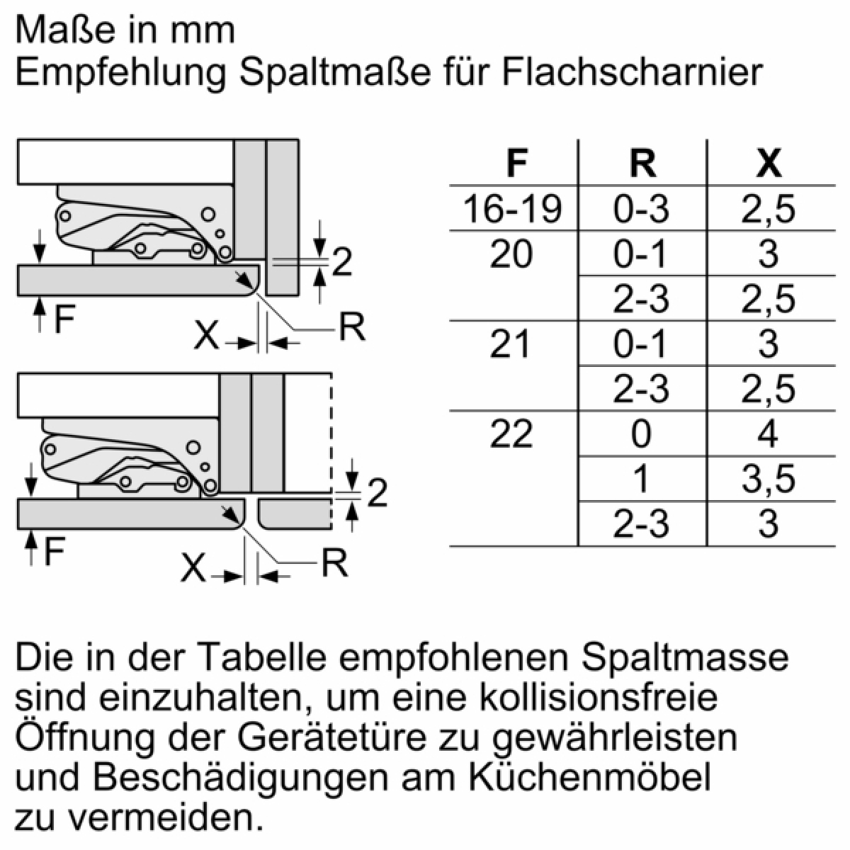 Siemens KI22LVFE0 Einbau-Kühlschrank mit Gefrierfach 88 x 56 cm